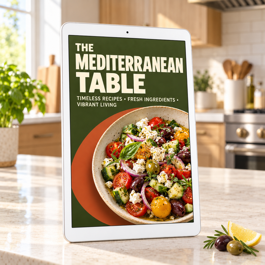 eBook | The Mediterranean Table — Olive Oil, Sun &amp; Sea-Inspired Recipes for Everyday Cooking