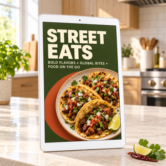 eBook | Street Eats — Bold Flavors from Asia, Latin America & the Middle East